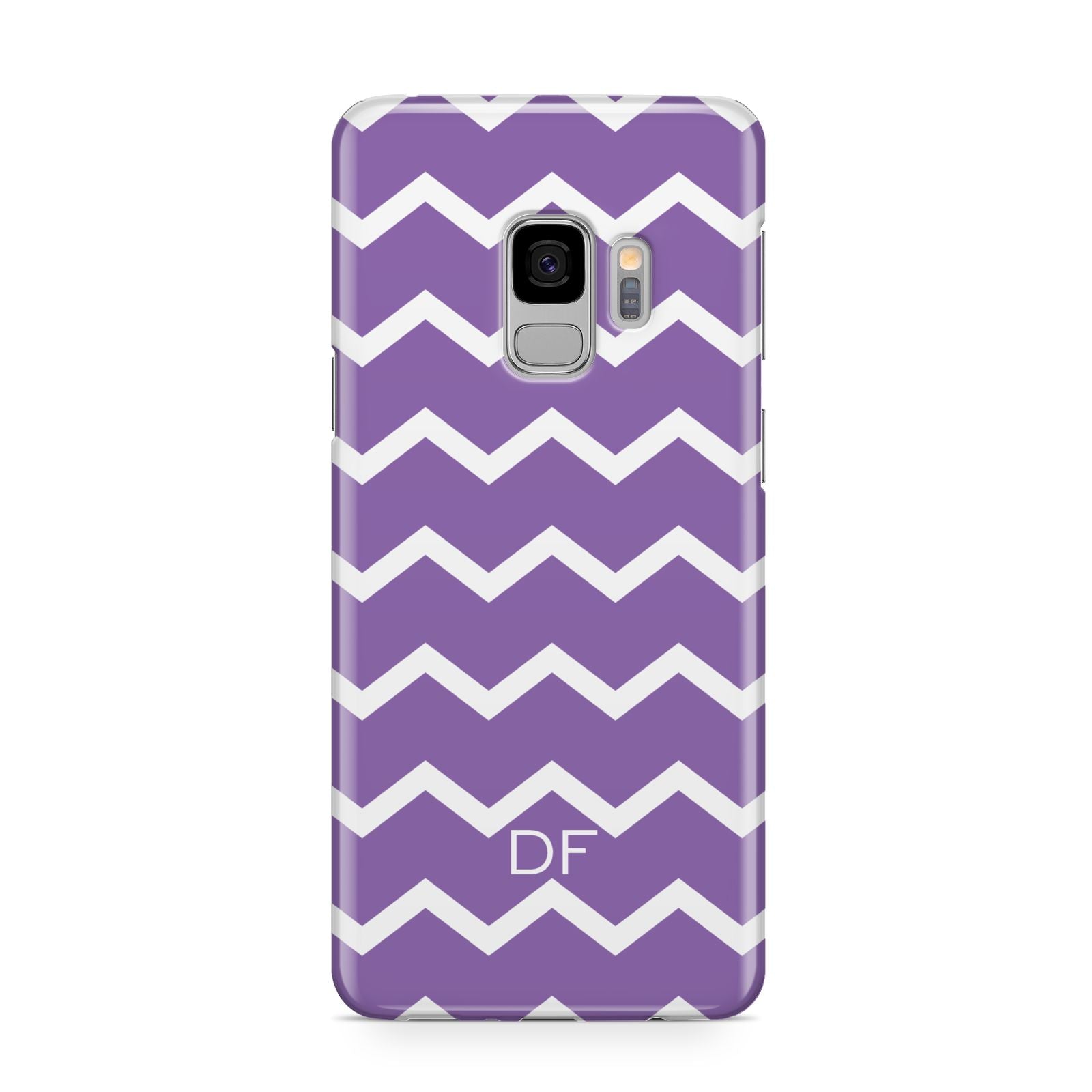 Personalised Chevron Purple Samsung Galaxy S9 Case