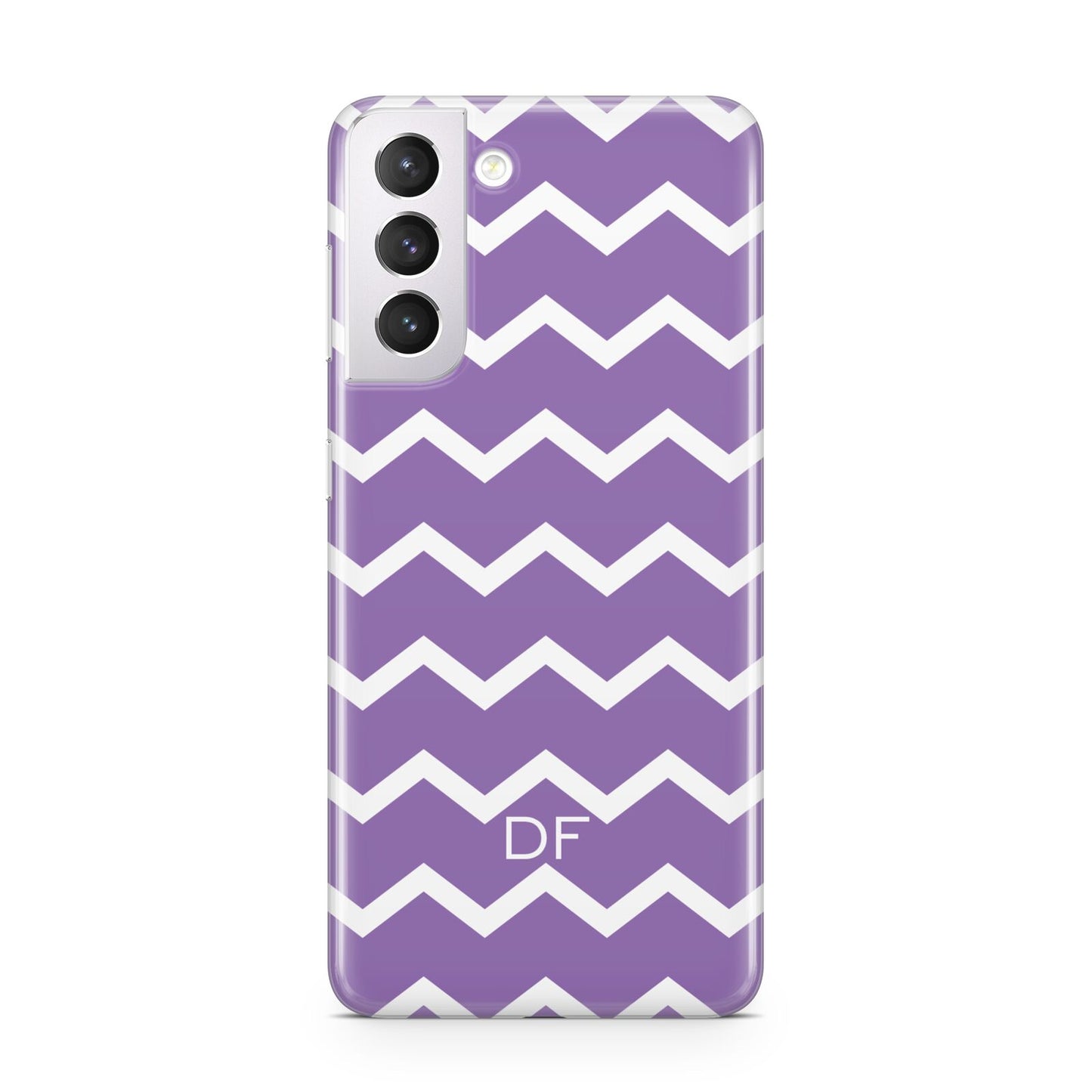 Personalised Chevron Purple Samsung S21 Case