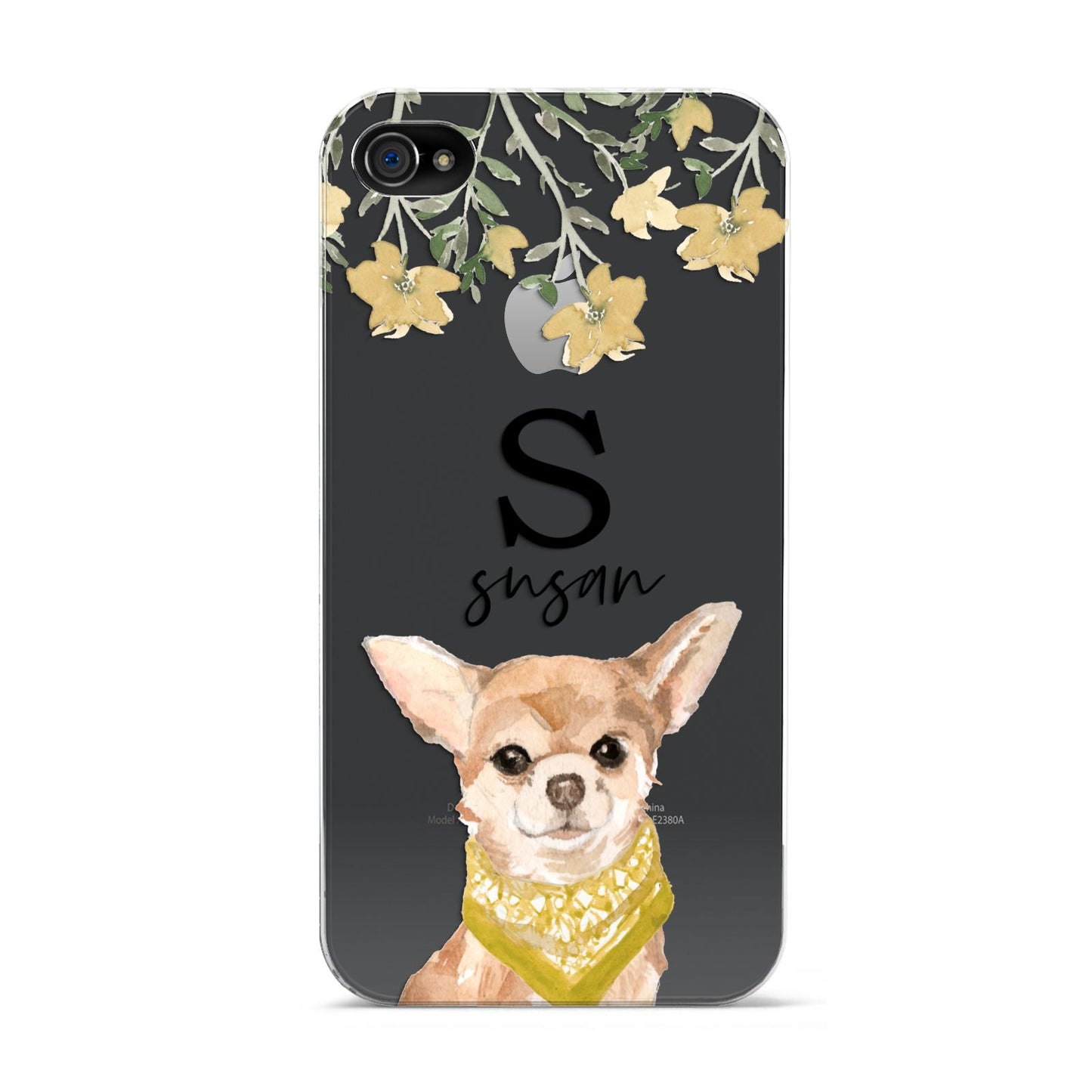 Personalised Chihuahua Dog Apple iPhone 4s Case
