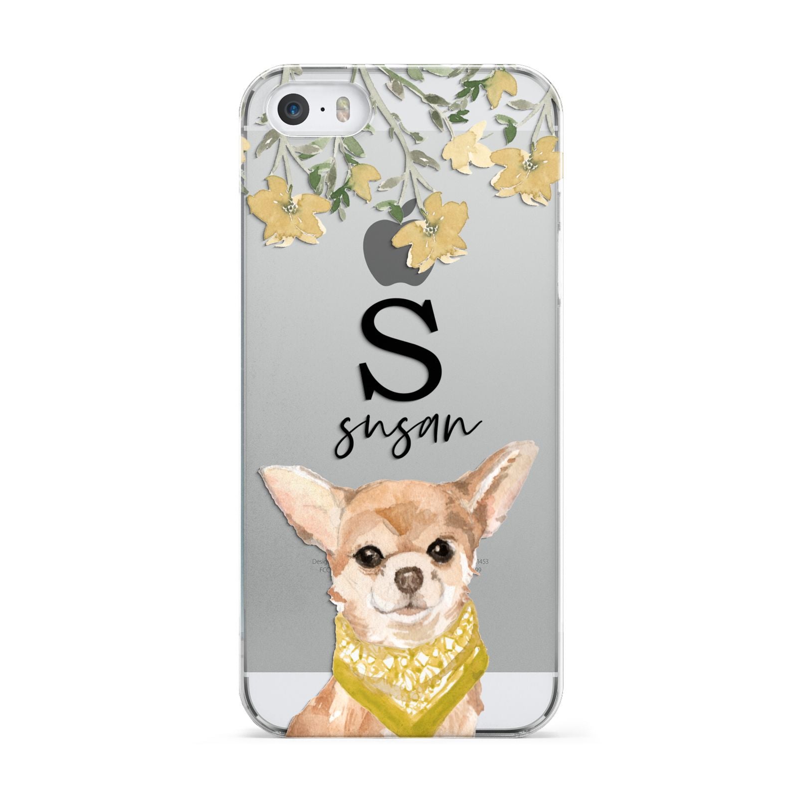 Personalised Chihuahua Dog Apple iPhone 5 Case
