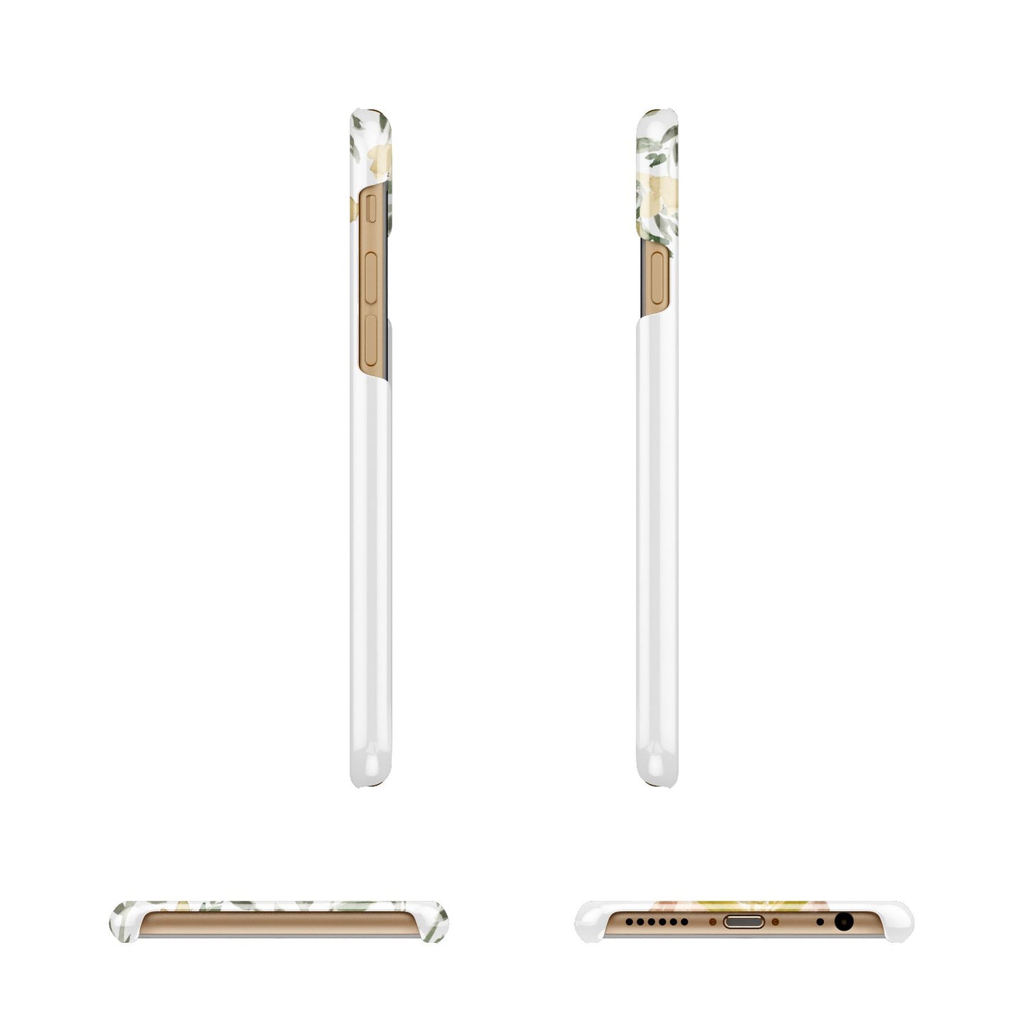 Personalised Chihuahua Dog Apple iPhone 6 3D Wrap Snap Case Angled Images