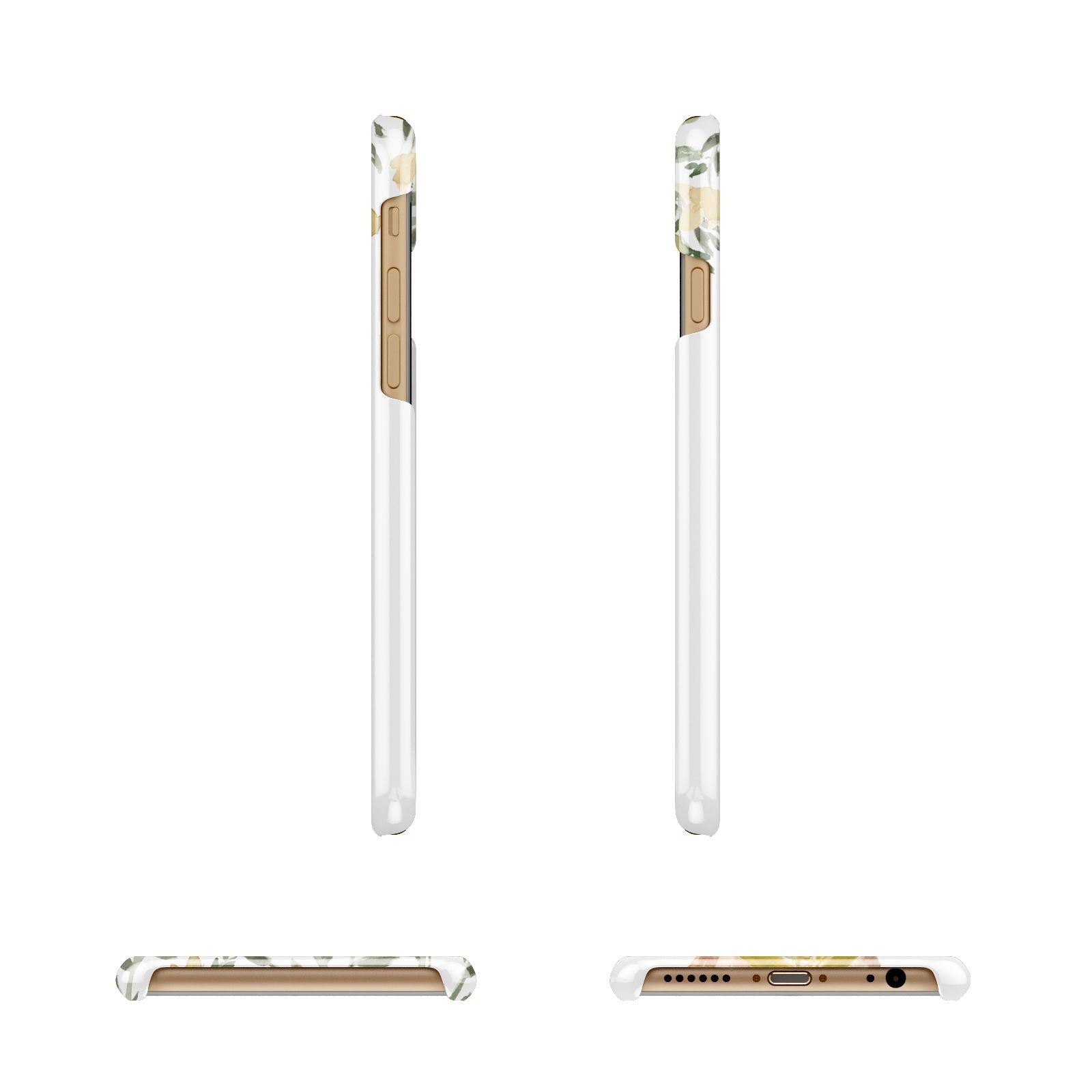 Personalised Chihuahua Dog Apple iPhone 6 3D Wrap Snap Case Angled Images