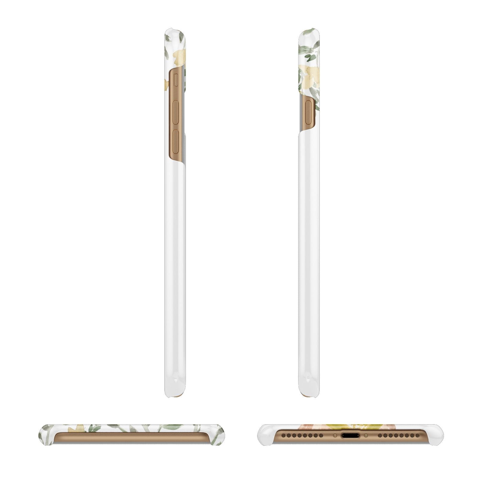 Personalised Chihuahua Dog Apple iPhone 7 Plus 3D Wrap Snap Case Angled Images