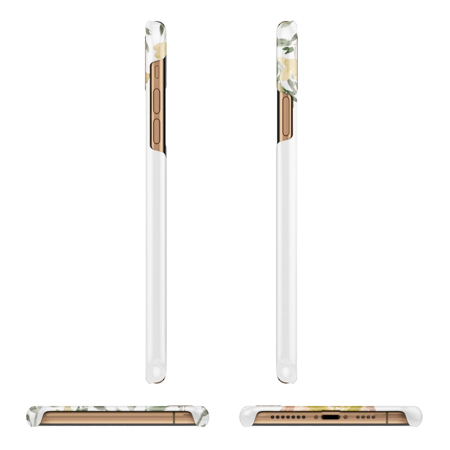 Personalised Chihuahua Dog Apple iPhone Xs Max 3D Wrap Snap Case Angled Images