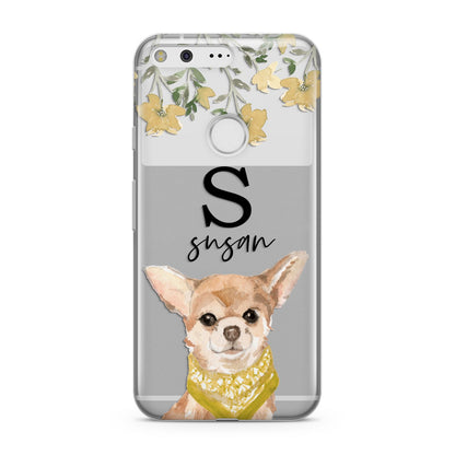 Personalised Chihuahua Dog Google Pixel Case