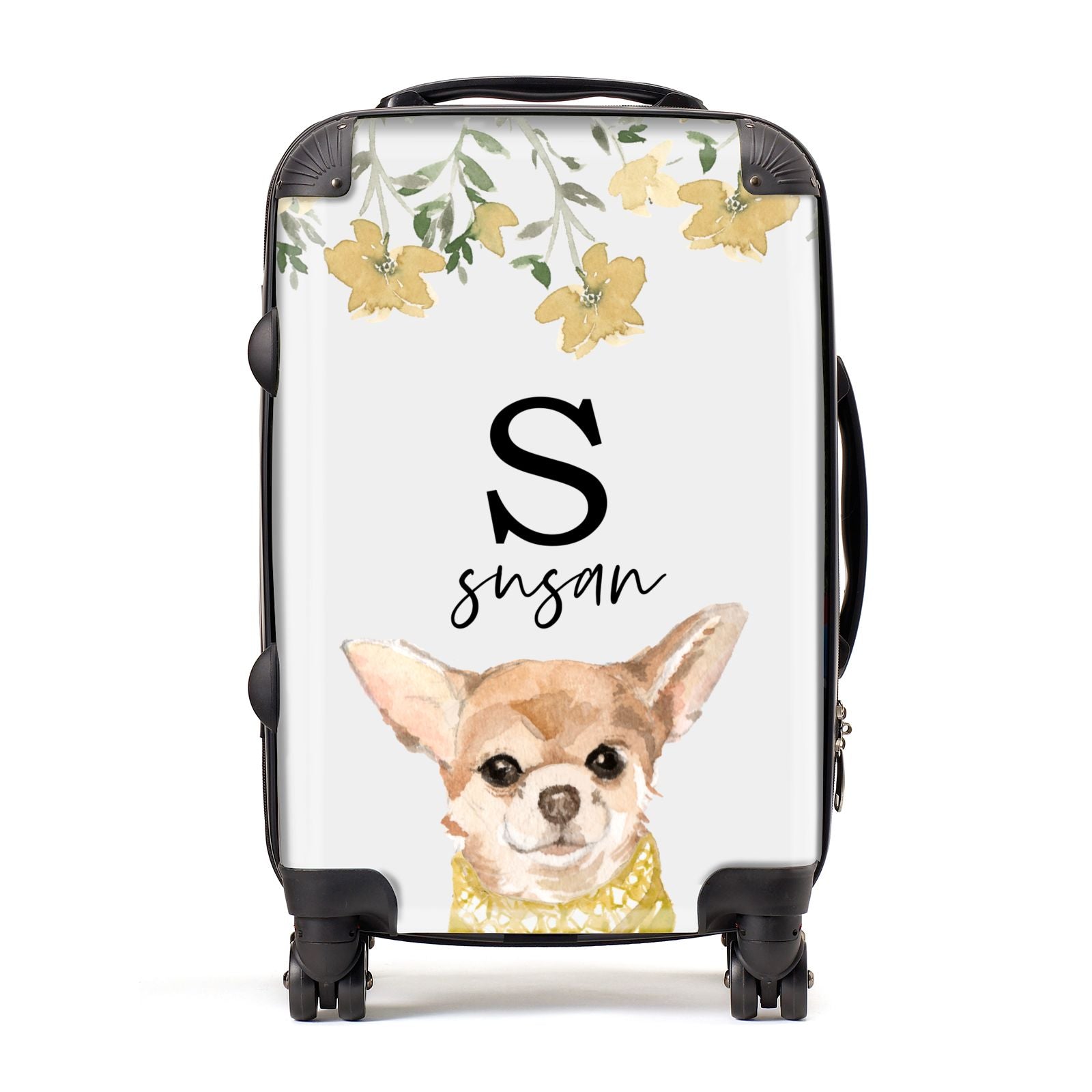Personalised Chihuahua Dog Suitcase