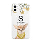 Personalised Chihuahua Dog iPhone 11 3D Tough Case