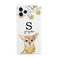 Personalised Chihuahua Dog iPhone 11 Pro 3D Snap Case