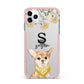 Personalised Chihuahua Dog iPhone 11 Pro Max Impact Pink Edge Case