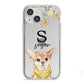 Personalised Chihuahua Dog iPhone 13 Mini TPU Impact Case with White Edges