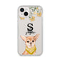 Personalised Chihuahua Dog iPhone 14 Plus Clear Tough Case Starlight