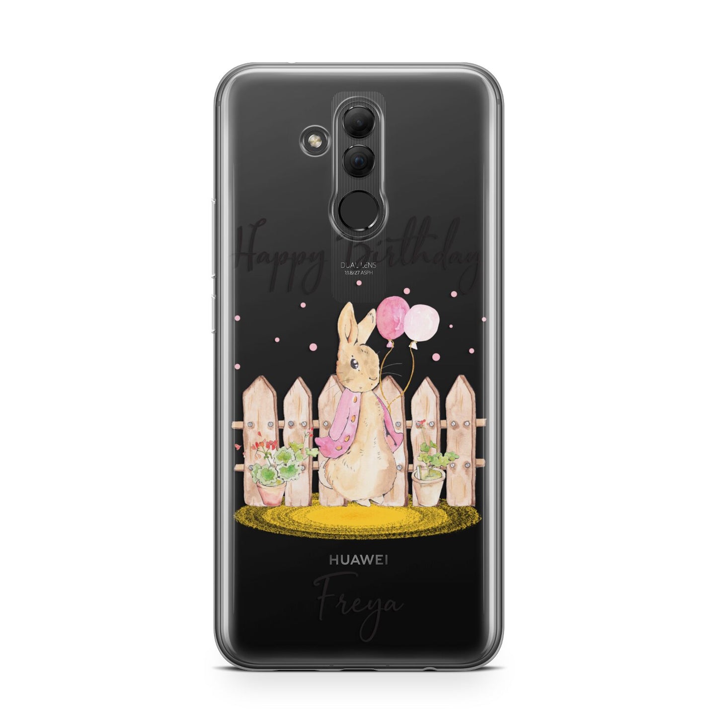 Personalised Children s Birthday Rabbit Huawei Mate 20 Lite