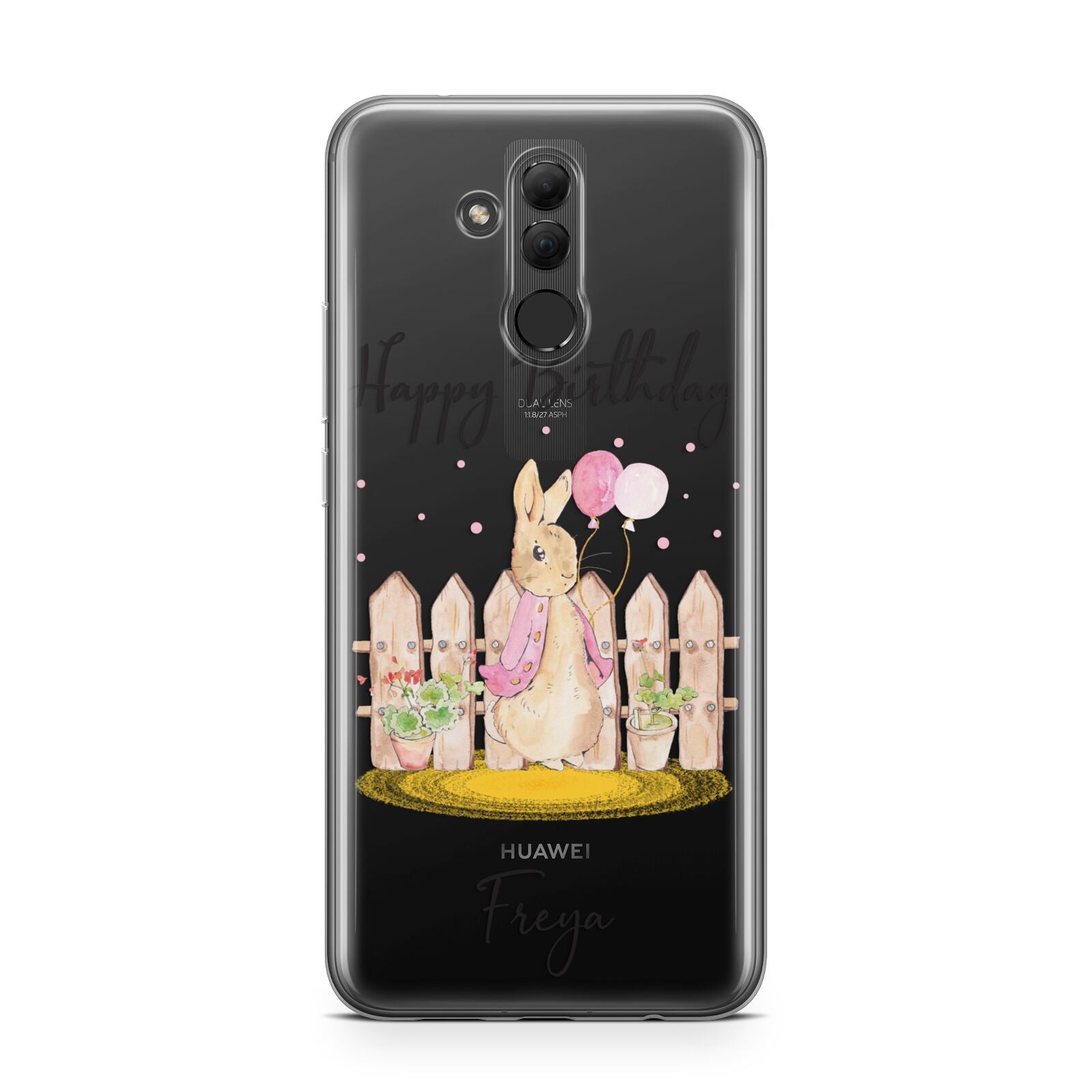 Personalised Children s Birthday Rabbit Huawei Mate 20 Lite