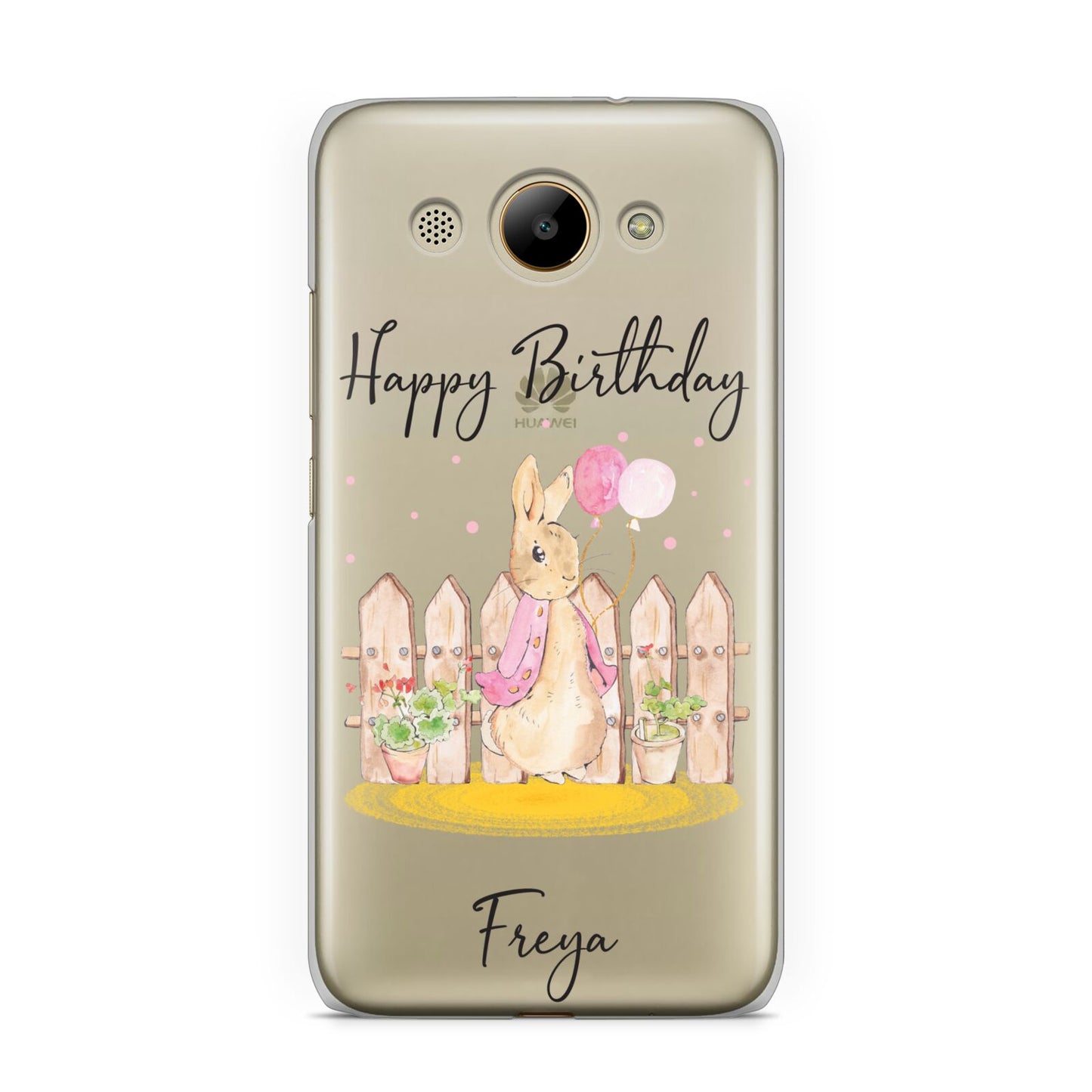 Personalised Children s Birthday Rabbit Huawei Y3 2017