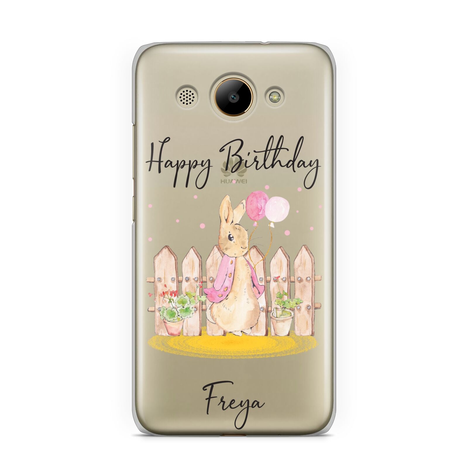 Personalised Children s Birthday Rabbit Huawei Y3 2017