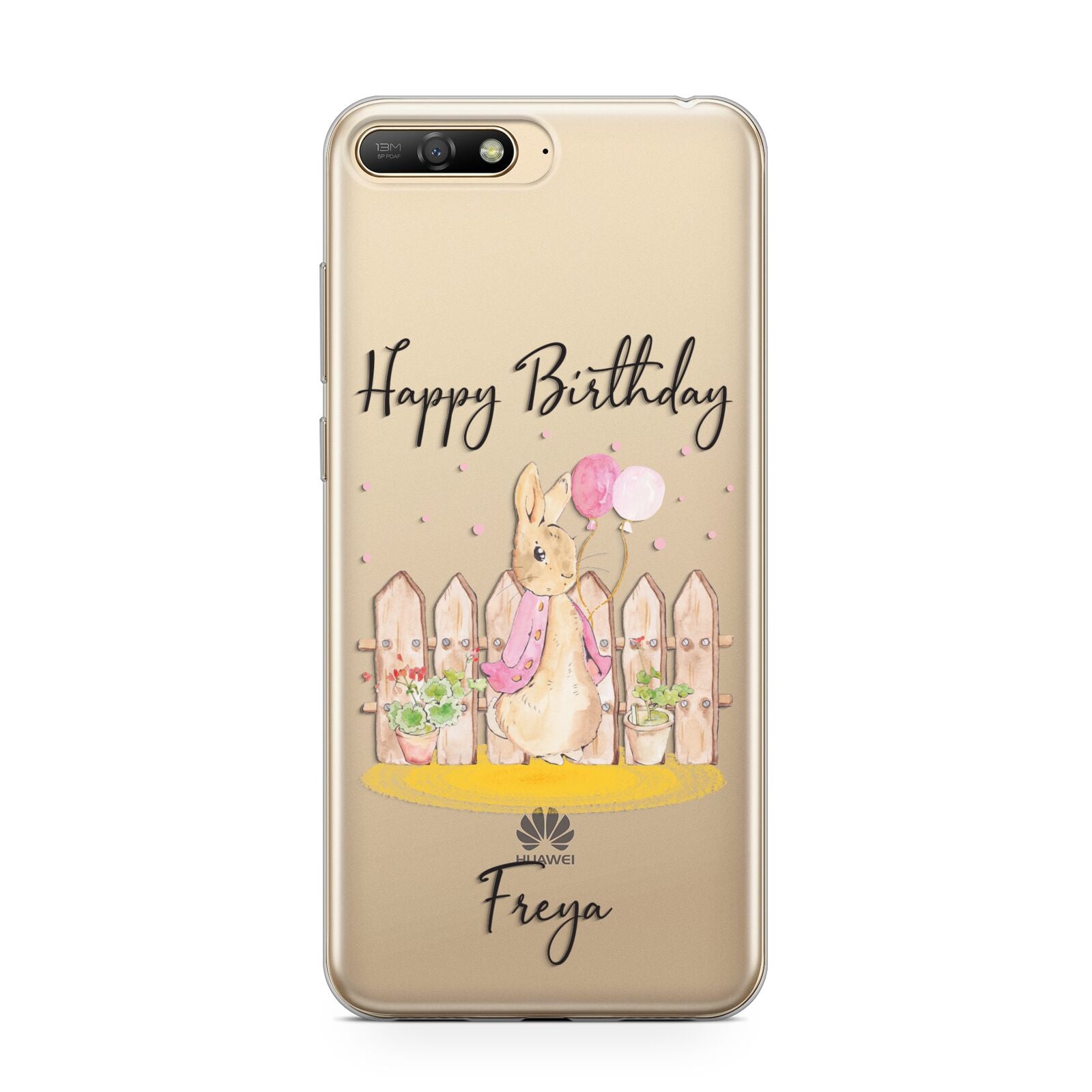 Personalised Children s Birthday Rabbit Huawei Y6 2018