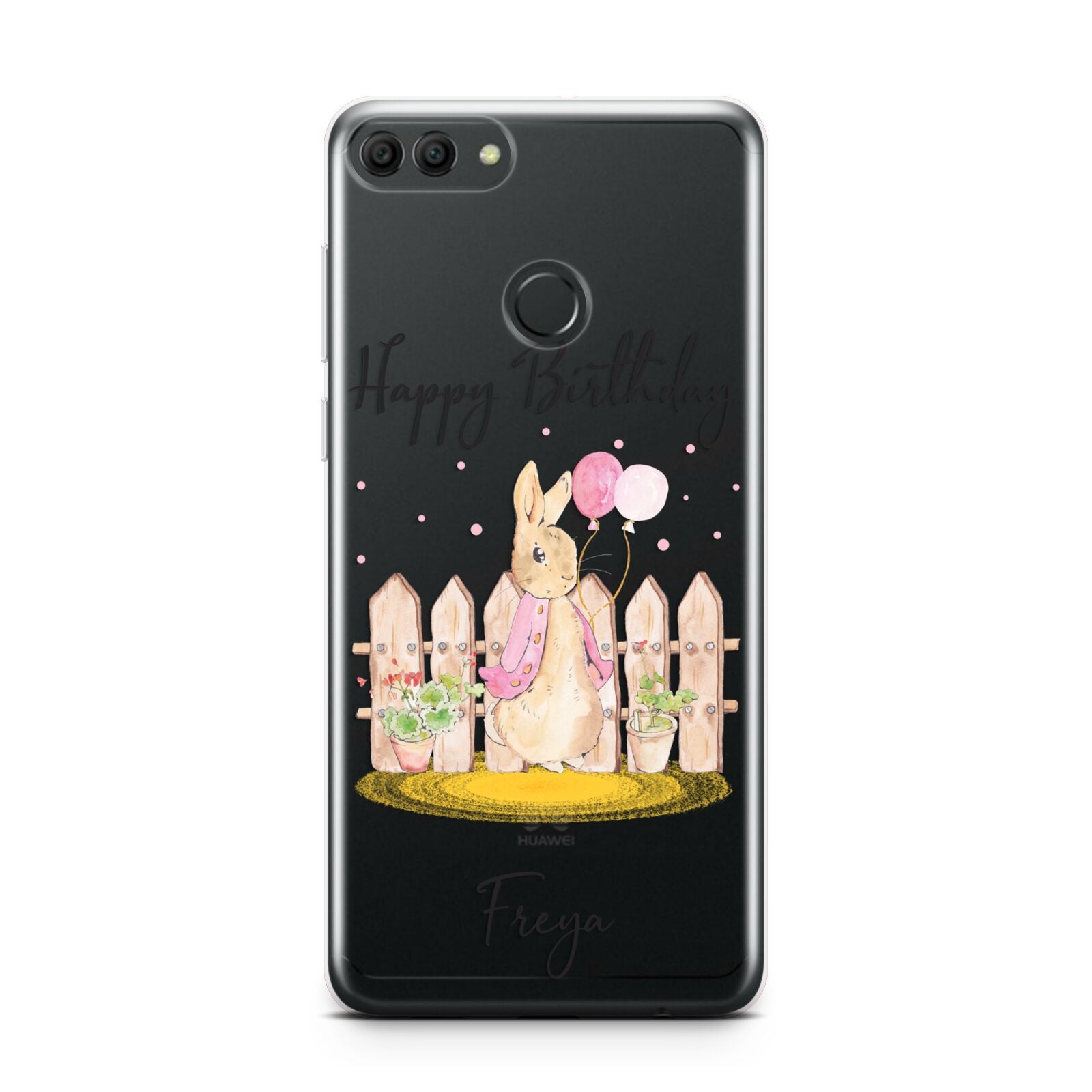 Personalised Children s Birthday Rabbit Huawei Y9 2018