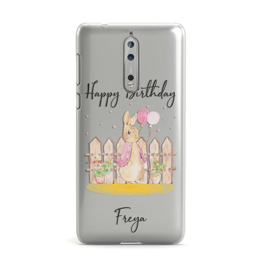 Personalised Children s Birthday Rabbit Nokia Case