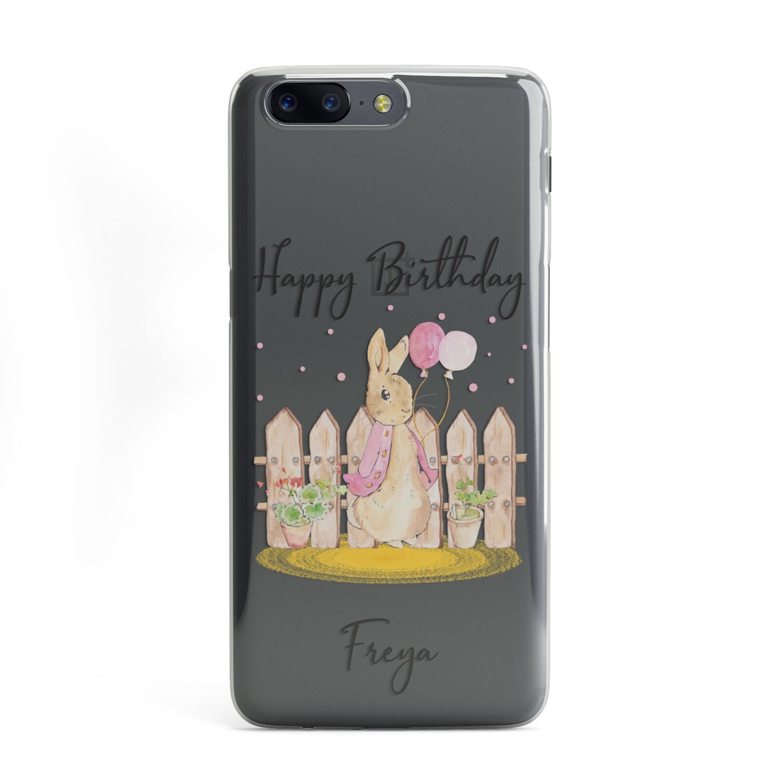 Personalised Children s Birthday Rabbit OnePlus Case
