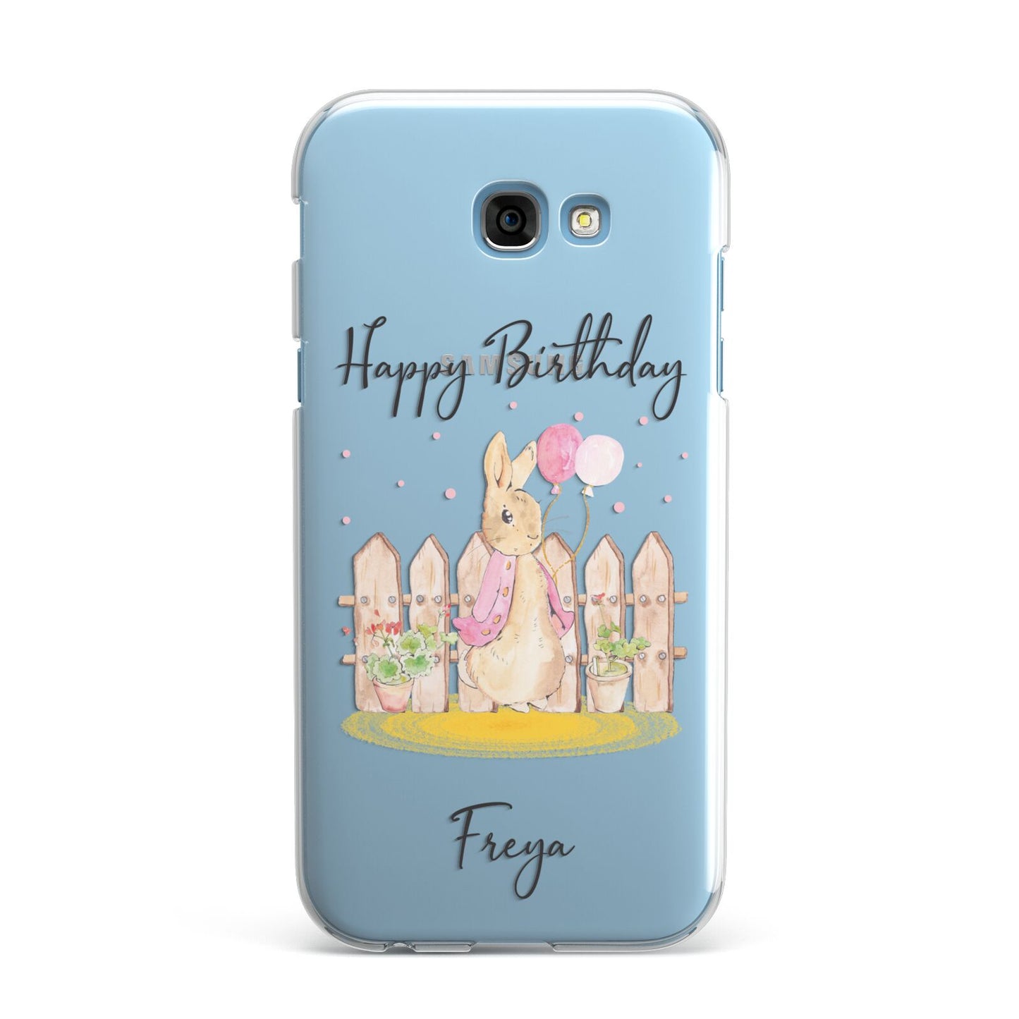 Personalised Children s Birthday Rabbit Samsung Galaxy A7 2017 Case