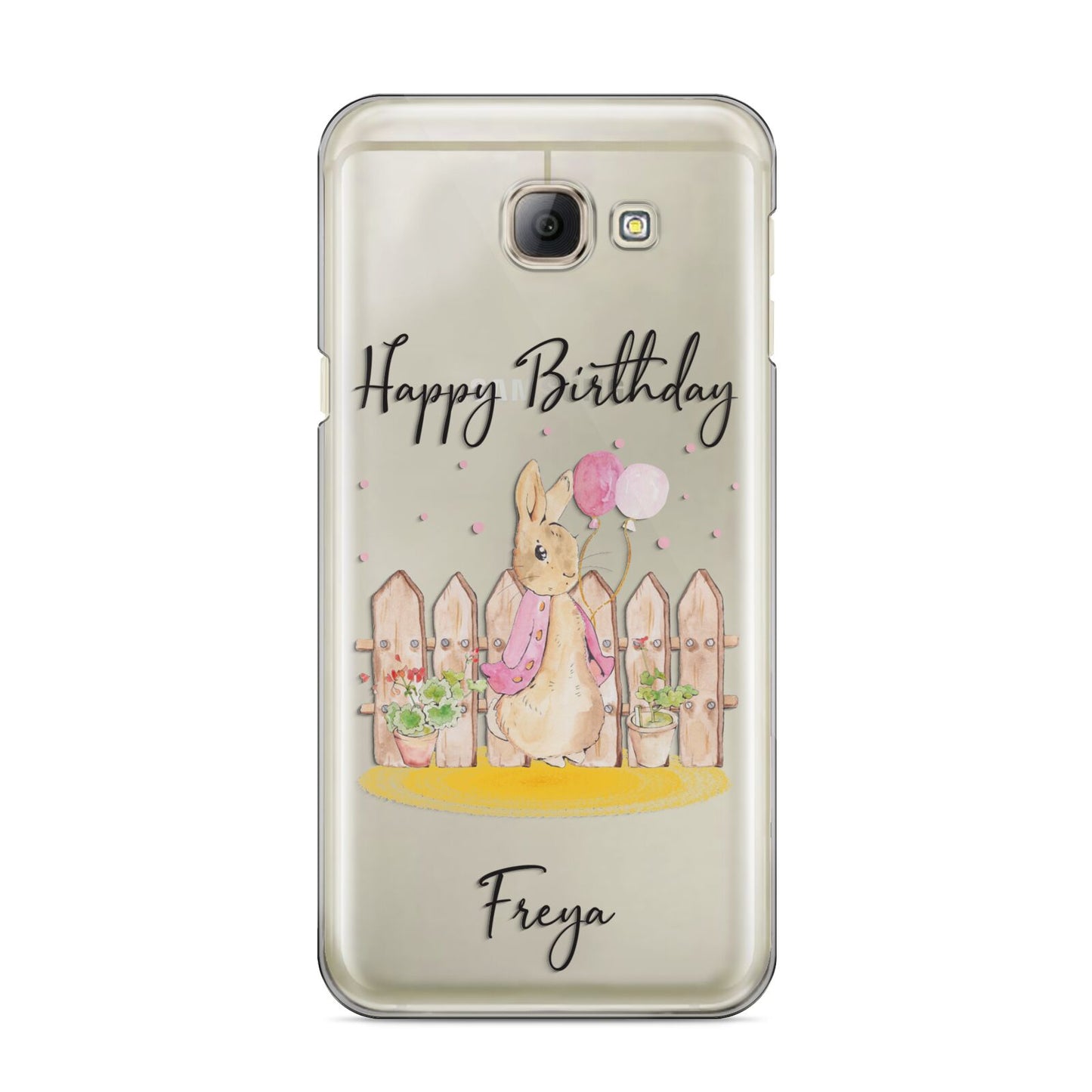 Personalised Children s Birthday Rabbit Samsung Galaxy A8 2016 Case