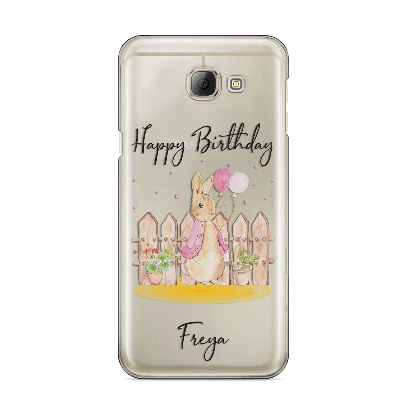 Personalised Children s Birthday Rabbit Samsung Galaxy A8 2016 Case