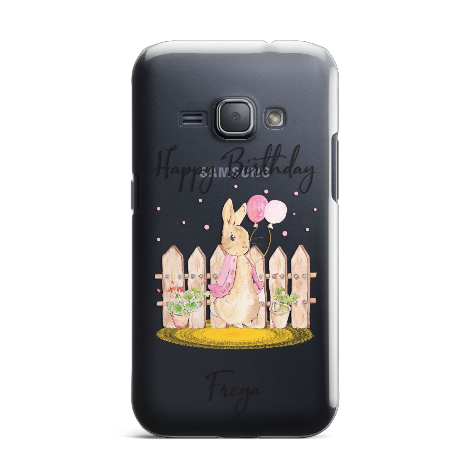 Personalised Children s Birthday Rabbit Samsung Galaxy J1 2016 Case
