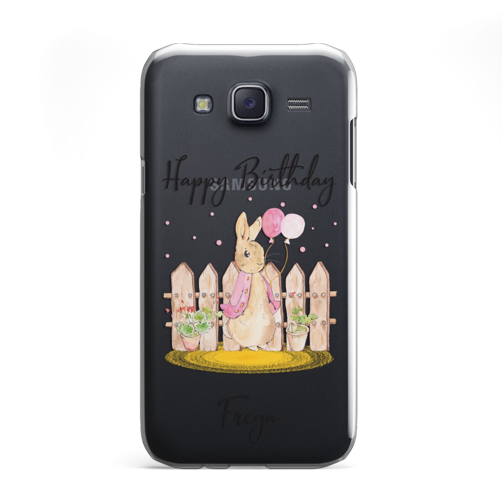 Personalised Children s Birthday Rabbit Samsung Galaxy J5 Case