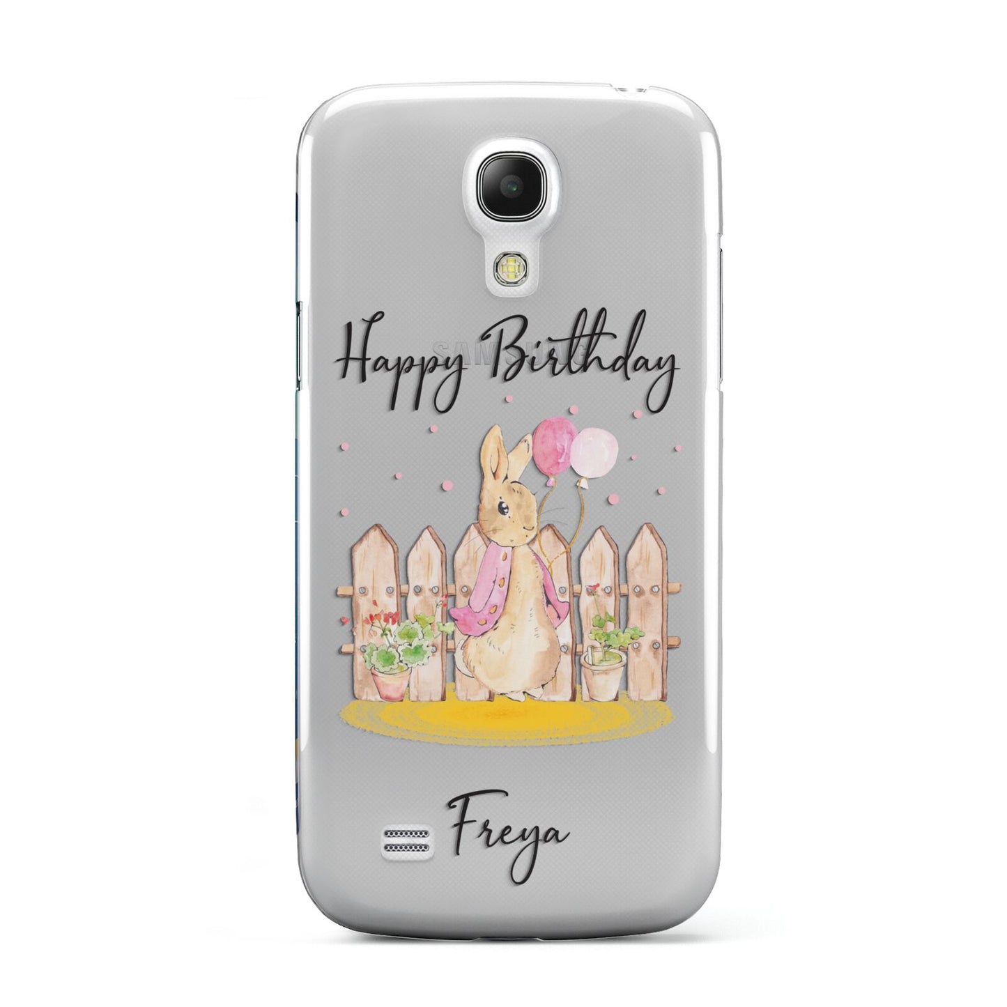 Personalised Children s Birthday Rabbit Samsung Galaxy S4 Mini Case