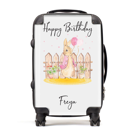 Personalised Children s Birthday Rabbit Suitcase
