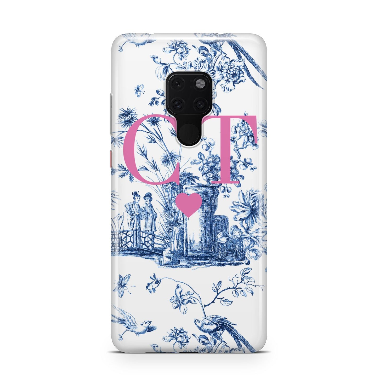 Personalised Chinoiserie Initials Huawei Mate 20 Phone Case