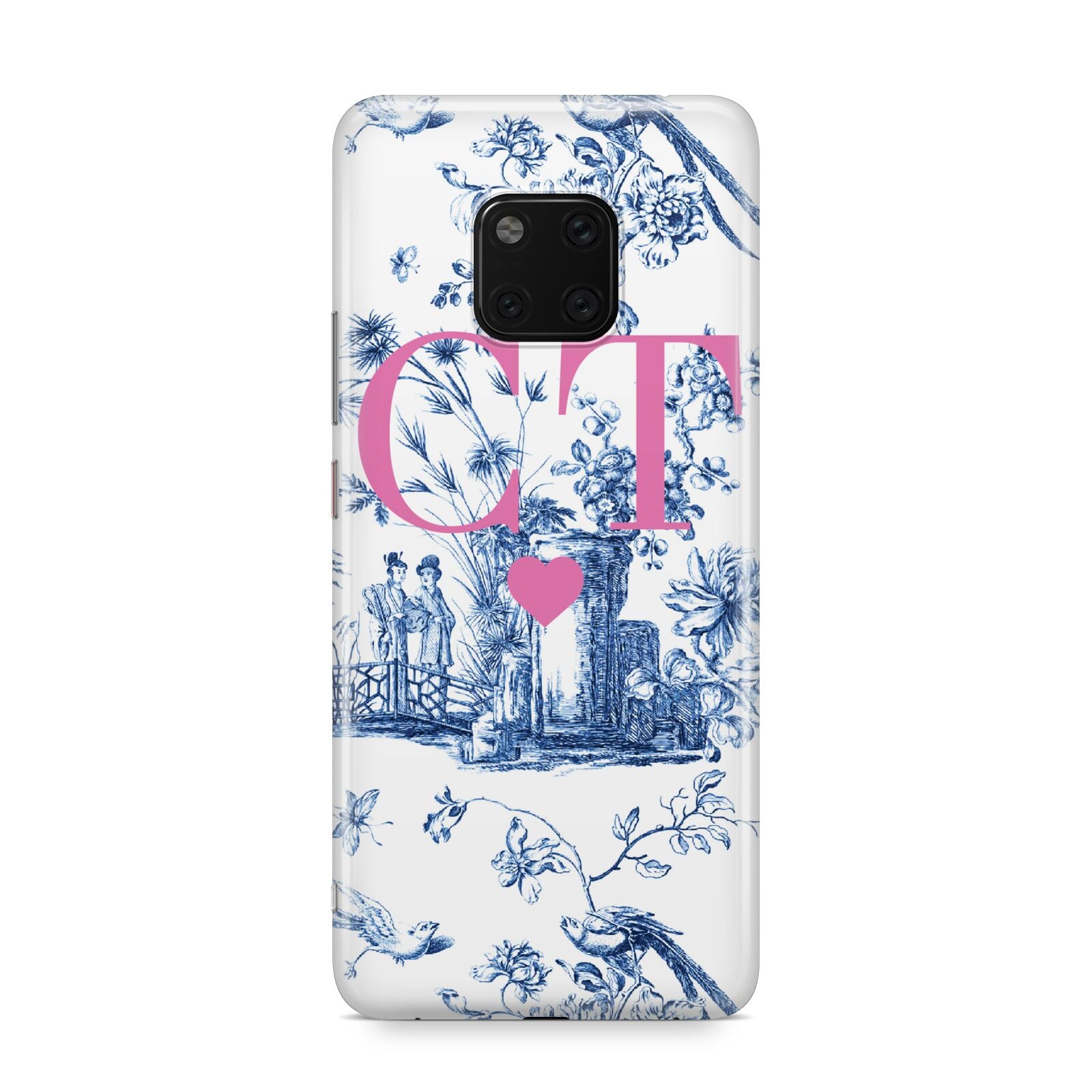 Personalised Chinoiserie Initials Huawei Mate 20 Pro Phone Case