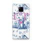 Personalised Chinoiserie Initials Huawei Mate 20X Phone Case