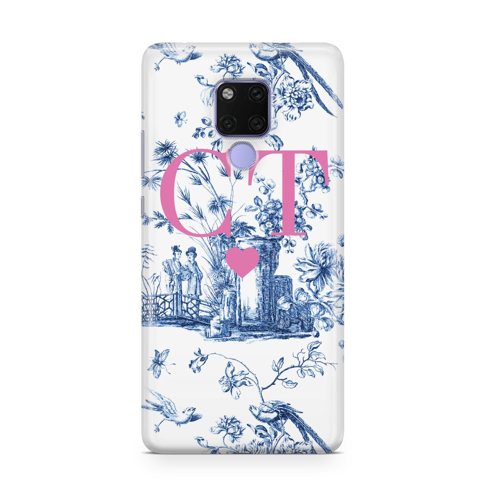Personalised Chinoiserie Initials Huawei Mate 20X Phone Case