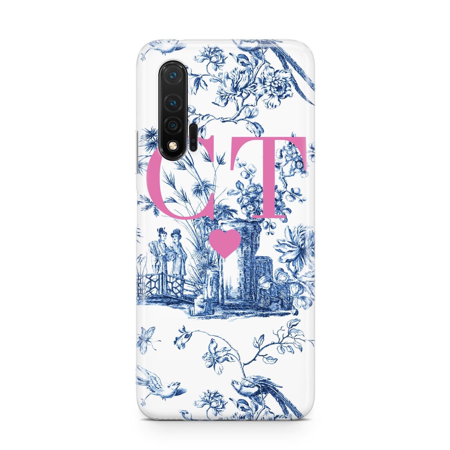 Personalised Chinoiserie Initials Huawei Nova 6 Phone Case