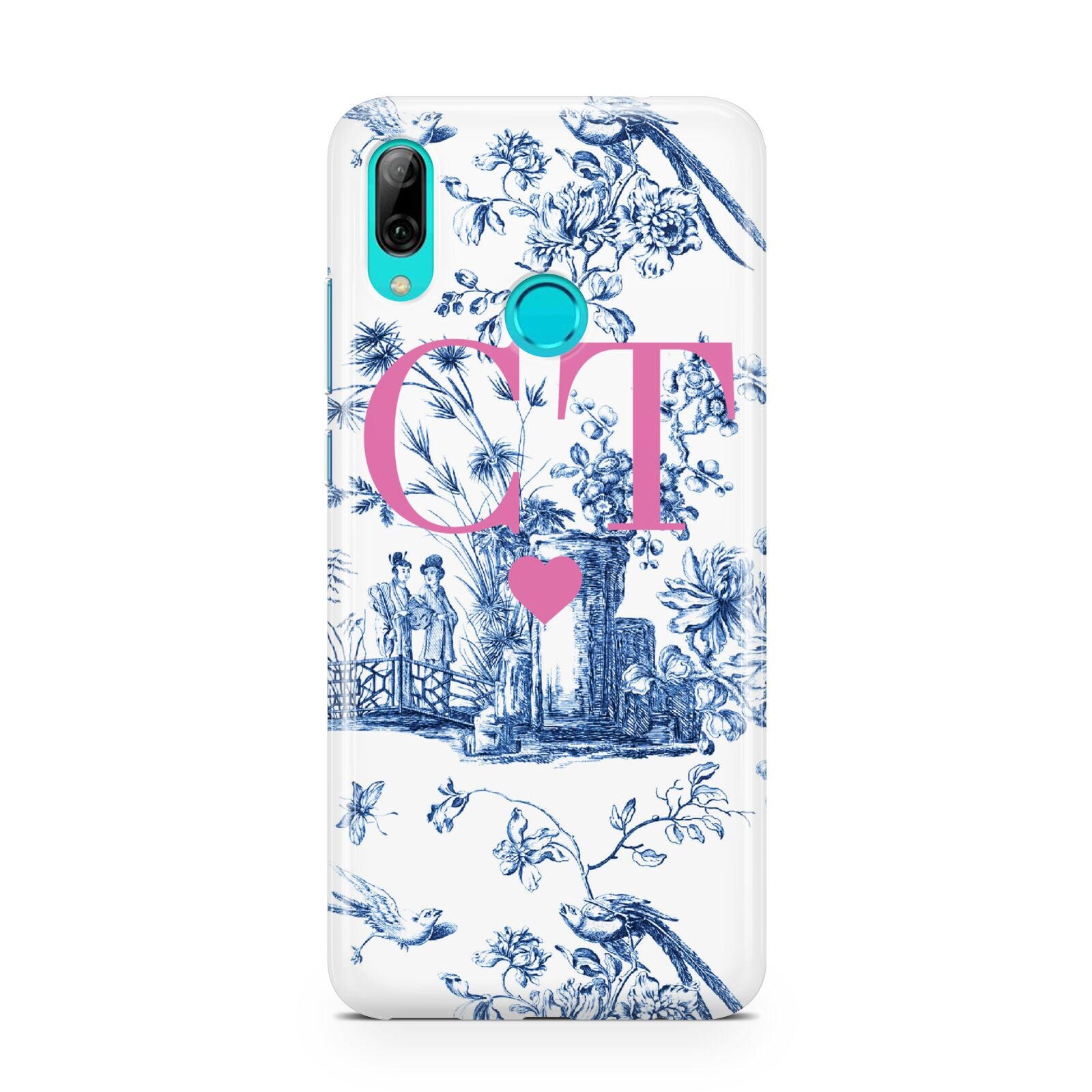 Personalised Chinoiserie Initials Huawei P Smart 2019 Case