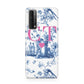Personalised Chinoiserie Initials Huawei P Smart 2021
