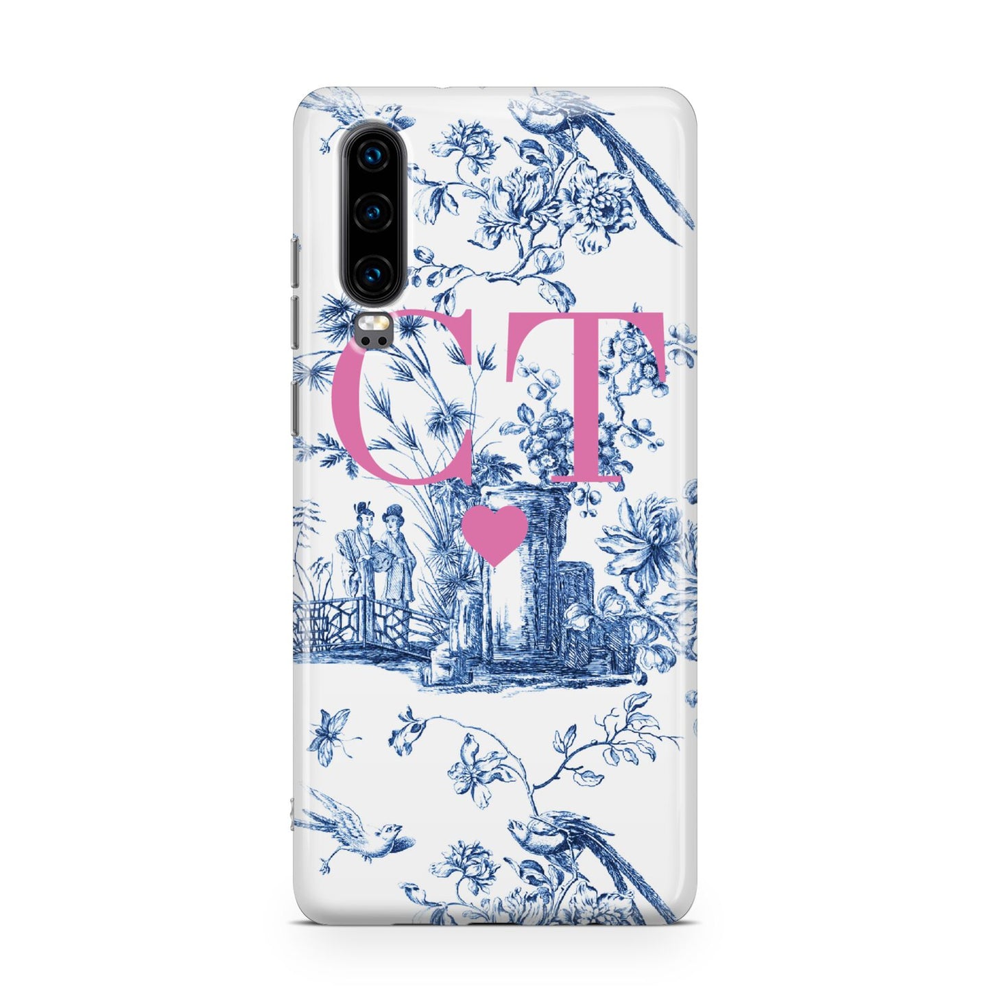 Personalised Chinoiserie Initials Huawei P30 Phone Case