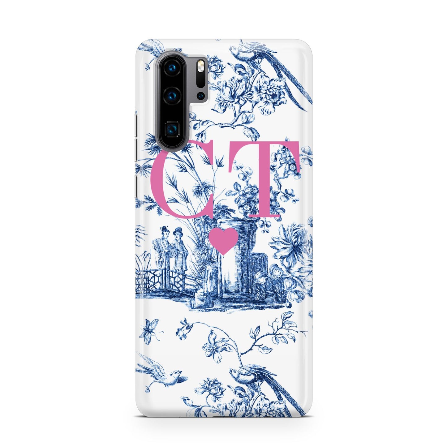 Personalised Chinoiserie Initials Huawei P30 Pro Phone Case