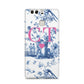 Personalised Chinoiserie Initials Huawei P9 Case