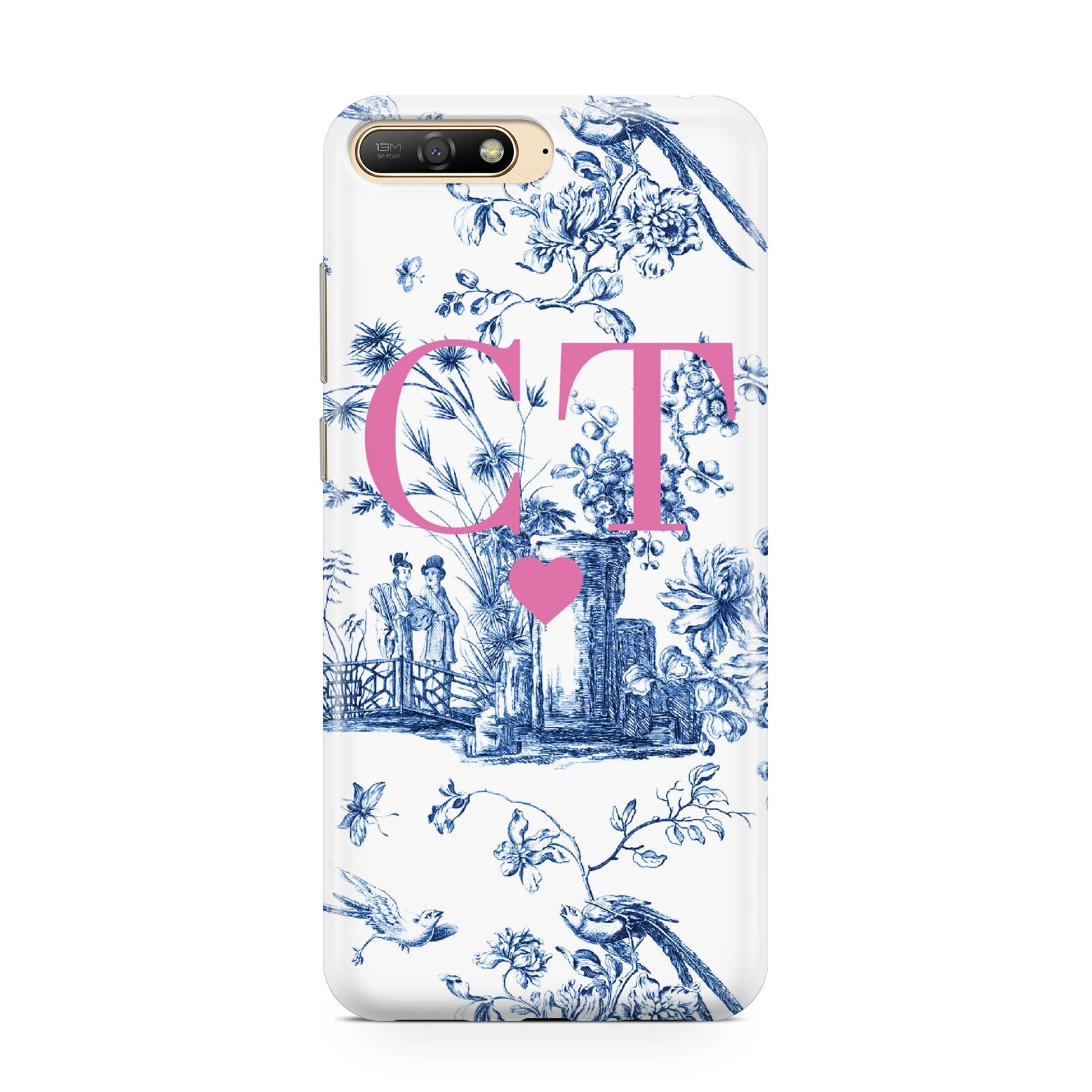 Personalised Chinoiserie Initials Huawei Y6 2018