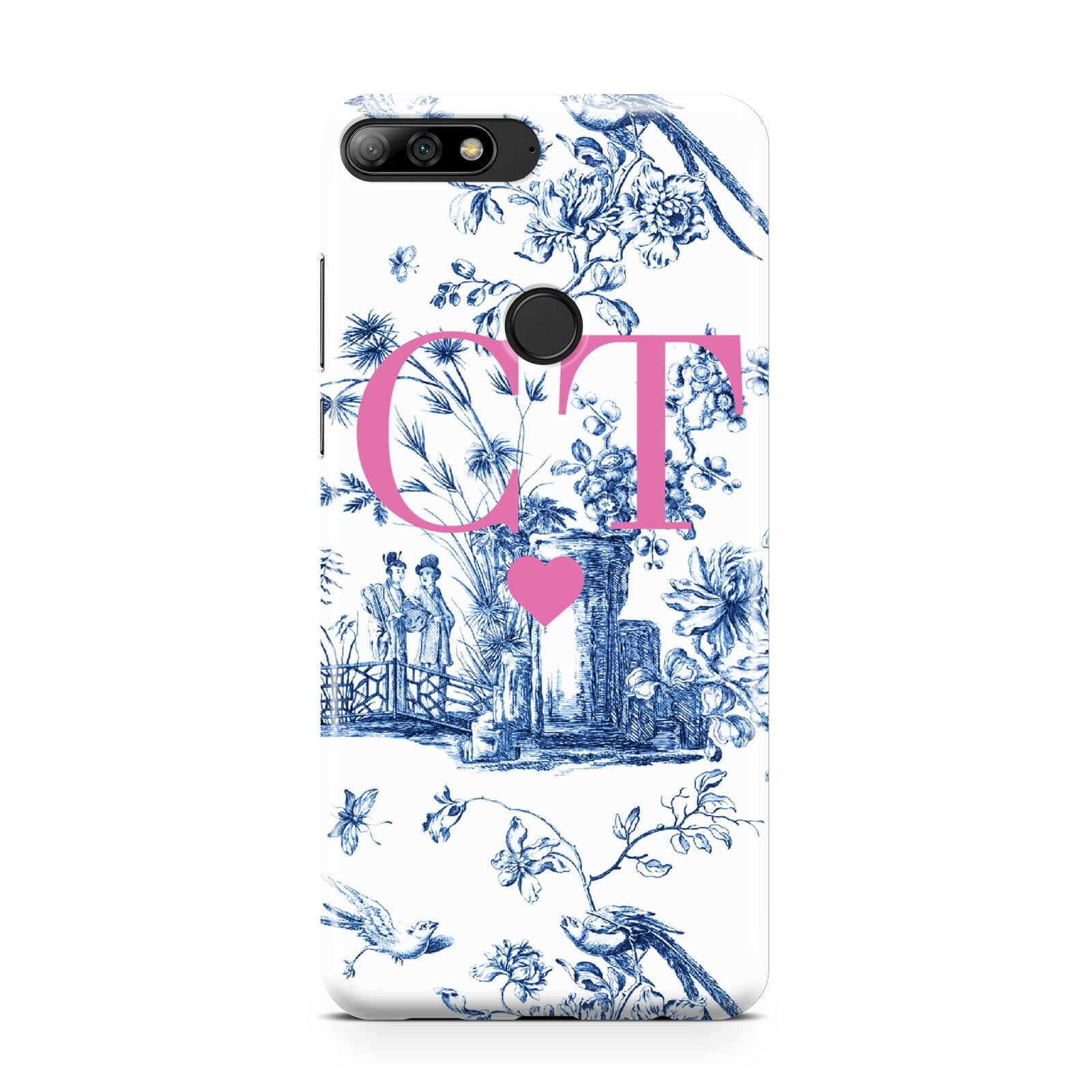 Personalised Chinoiserie Initials Huawei Y7 2018