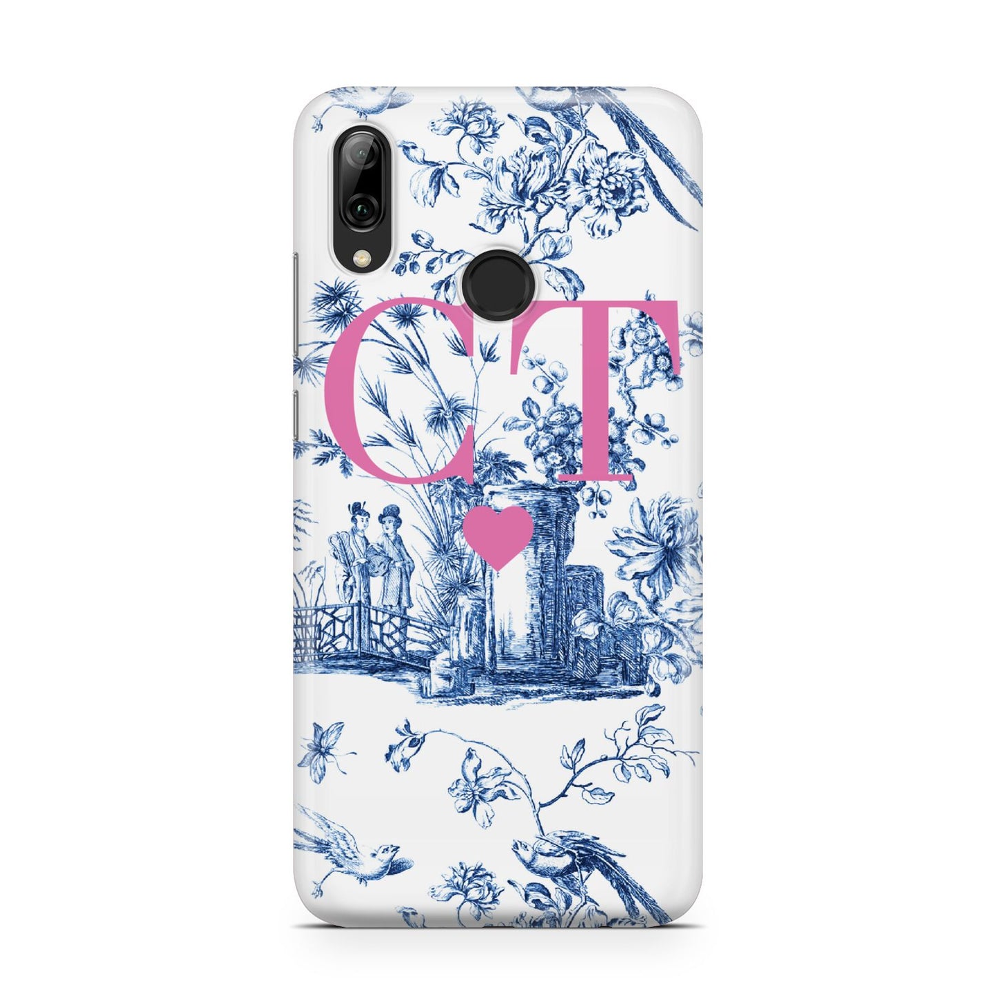 Personalised Chinoiserie Initials Huawei Y7 2019