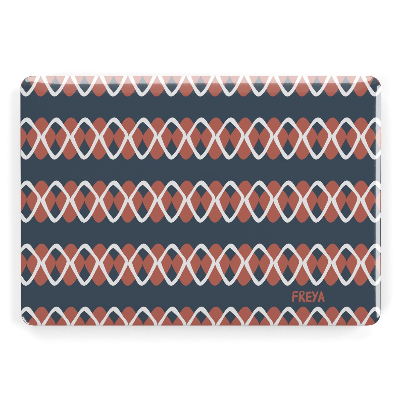 Personalised Christmas Abstract Pattern Apple MacBook Case