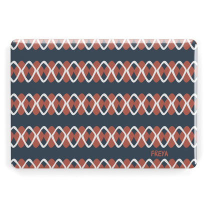 Personalised Christmas Abstract Pattern Apple MacBook Case