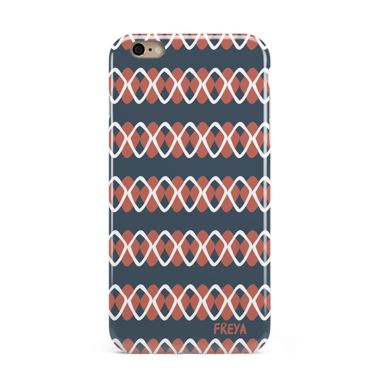 Personalised Christmas Abstract Pattern Apple iPhone 6 Plus 3D Tough Case