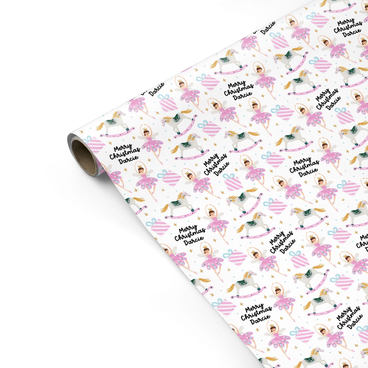 Personalised Christmas Ballerina Personalised Gift Wrap