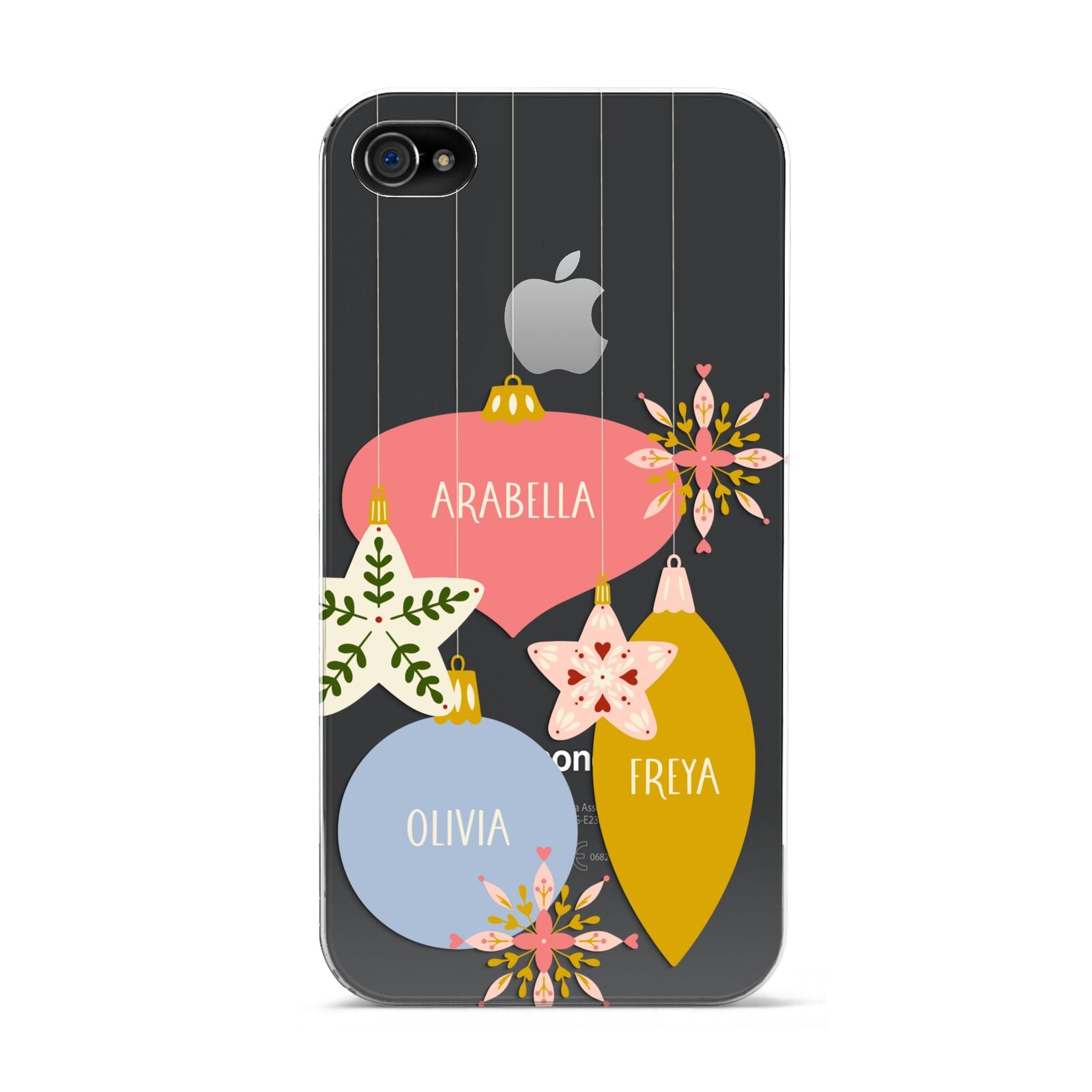 Personalised Christmas Bauble Apple iPhone 4s Case