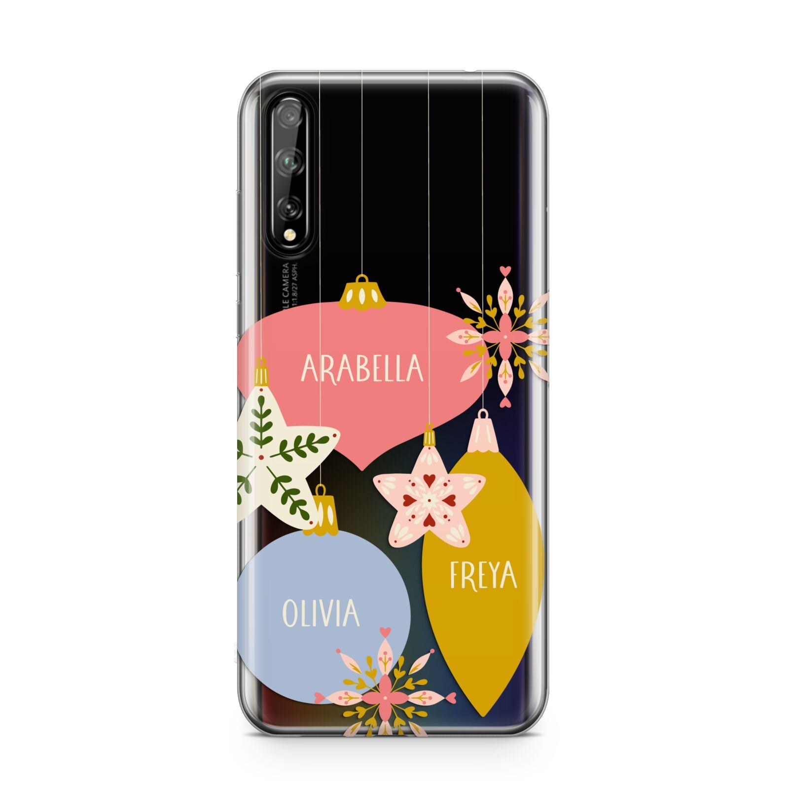 Personalised Christmas Bauble Huawei Enjoy 10s Phone Case