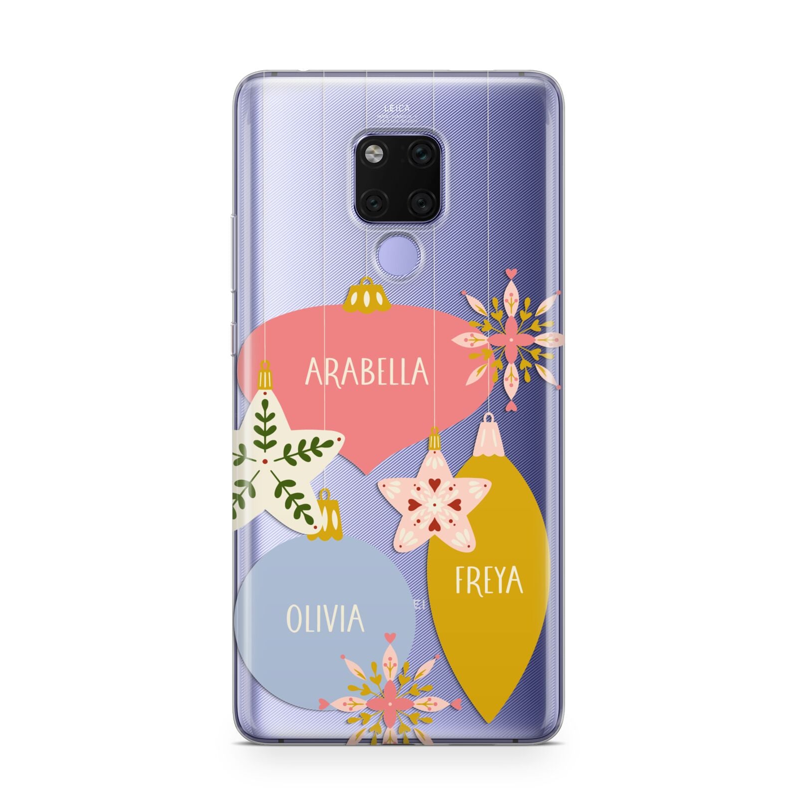 Personalised Christmas Bauble Huawei Mate 20X Phone Case